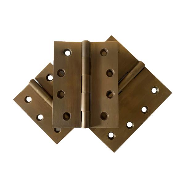 Hinge Brass 100x75x3.0 FP Bronze HJ75FPBP Unique Hardware