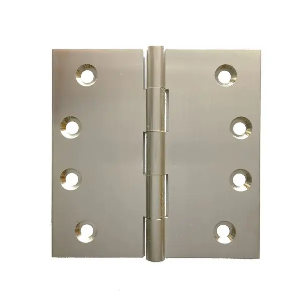 Solid Brass 100x100x3.0mm Fixed Pin Hinge BN