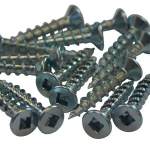 Steel Hingefix Screw #8x25mm SQ Zinc Plate [200]