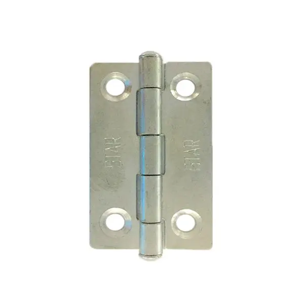 Steel 51x30x1.2mm Fixed Pin Hinge Zinc