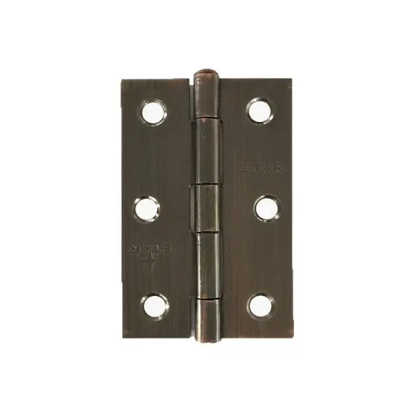 Steel 75x48x1.5mm Loose Pin Hinge Bronze