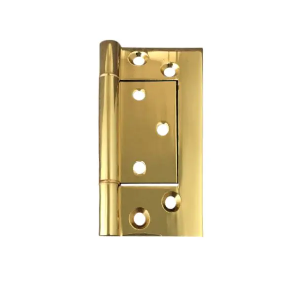 Solid Brass 100mm Fast Fix Hinge Polished