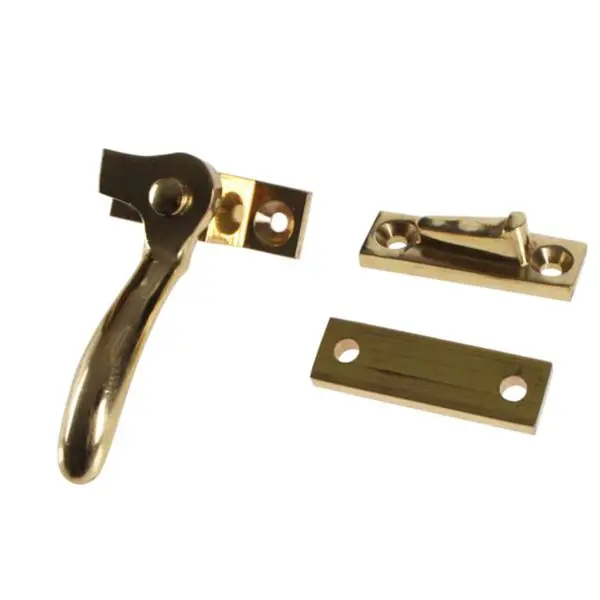 Solid Brass Split Rail Fastener RH Chrome