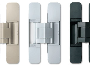 LAMP 3D Adjustable Hinge 120mm Dull Nickel (Satin Nickel) (HES3D-120DN)
