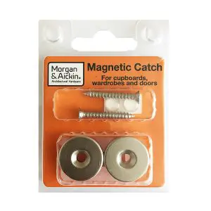 Door Magnet Hi Strength (N42) 2 x 2208, Screws & Bumpers (MAG2208P2)