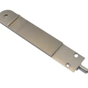 Centor DL 200mm dropbolt, low profile, non-keyed, brushed metallic (DBFL200NRX)