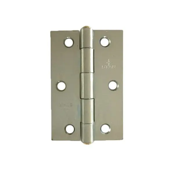 Steel 89x58x2.0mm Fixed Pin Hinge Zinc