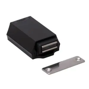 LAMP Heavy Duty Magnetic Push Latch Black (ML-ZN80-BL)