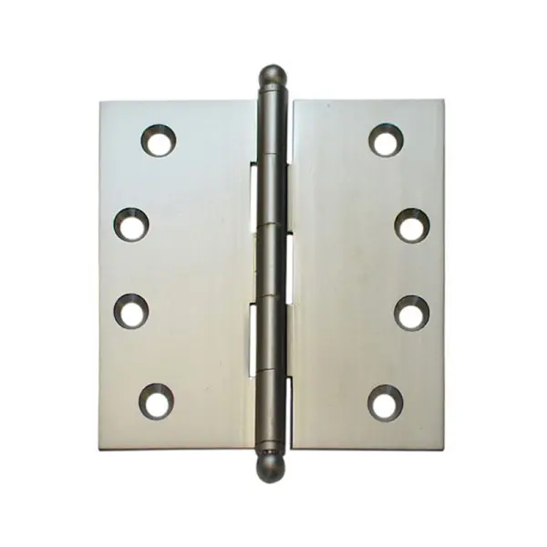 Solid Brass 100x100x3.0mm Ball Tip Hinge SC