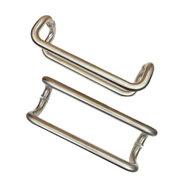 450mm Cranked Pull Handle Stainless Steel (Pair)