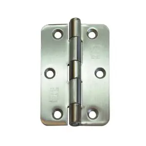 Stainless Steel 304 89x58x2.0mm 1/4" Radius Hinge