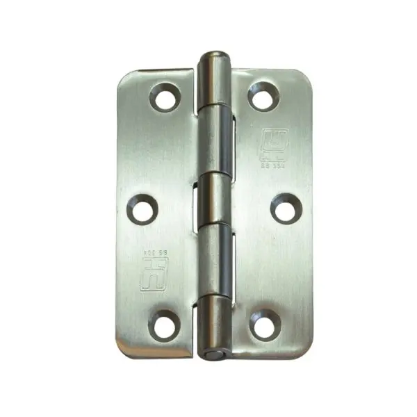 Stainless Steel 304 89x58x2.0mm 1/4" Radius Hinge