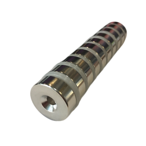 Door Magnet Hi Strength (N42) 10 x 2208 Nickel Plated (MAG2208P1)