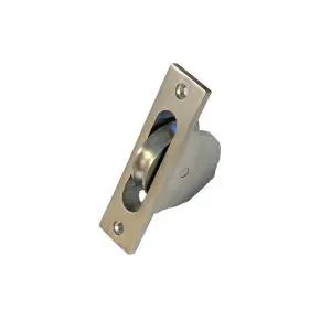 Sash Pulley (Solid Brass) 106x27 Satin Chrome (HJPULLSC) (10.206SC)