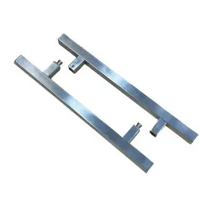 600mm Square Pull Handle Stainless Steel (Pair)