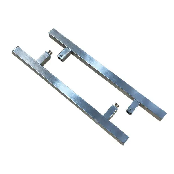 600mm Square Pull Handle Stainless Steel (Pair)