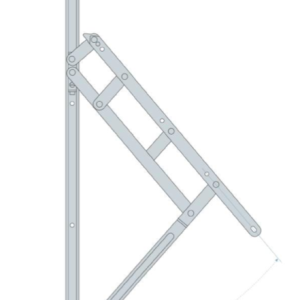 Bristol 4 Bar SS Friction Stay 24" (BP24TH) (13.445)