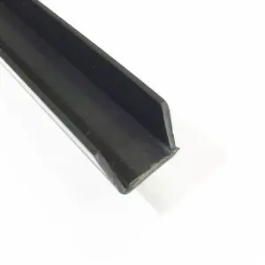 Centor E2 Concealed Floor Guide Channel Polypropylene 2000mm, Black (E22FCP2)