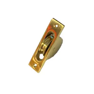 Sash Pulley (Solid Brass) 106x27 Polished Brass (HJPULL) (10.206PB)