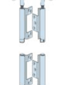 Centor E2 Concealed Meeting Carrier Set, Stainless Steel (E2CMCSS)