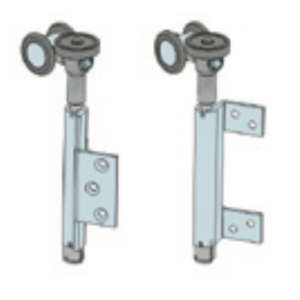Centor E2 No Guide Channel Meeting Carrier Set Set, Stainless Steel. Max Panel Weight 40kg.  Max Panel Width 1000mm. Max Panel Height 3000mm. (E2BPMCSS)