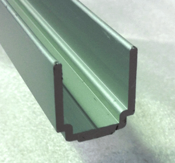 Zebratti Guide Channel 2.5m Natural Anodised