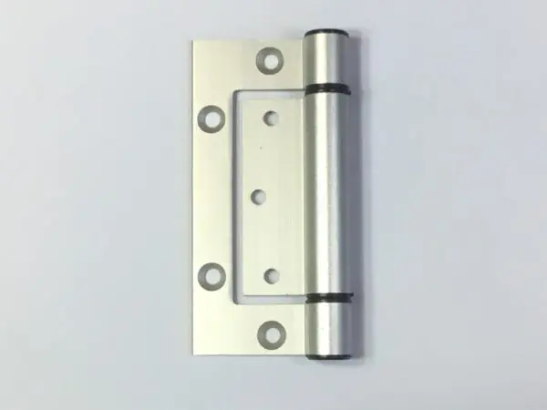 Aluminium 100mm Fast Fix Hinge Silver Anodised