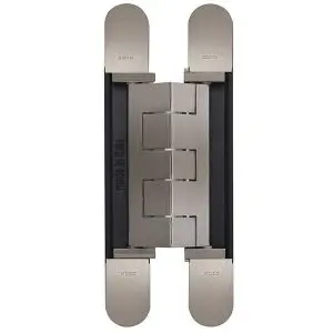CEAM 1432 Wide Throw Fully Concealed 3D Hinge Satin Nickel c/w 8 screws 10gx45mm (BEL-BAC1432WSN)