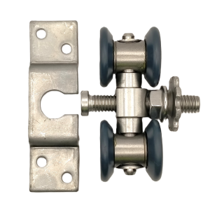 Centor A14 4 Wheel Carrier, Stainless Steel Bearing, Nylon Tyres with Top Plate (144CCNSS)