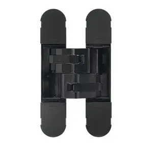 CEAM 1131S Fully Concealed 3D Hinge Black c/w 8 10gx32mm screws (BEL-BAC1131SBL)
