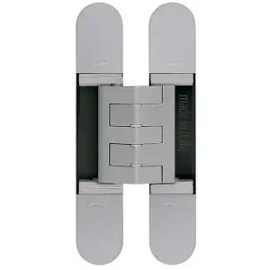 CEAM 1431 Fully Concealed 3D Hinge Silver c/w 8 screws 10gx45mm (BEL-BAC1431SI)