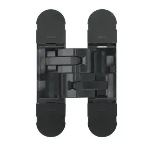 CEAM 1230 Wide Throw Fully Concealed 3D Hinge Black c/w 4 10gx32mm screws (BEL-BAC1230SBL)