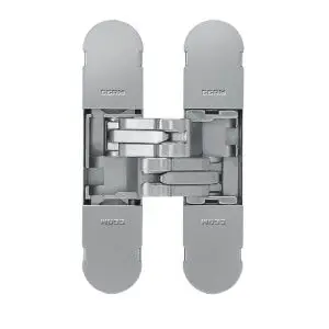 CEAM 1129 Fully Concealed 3D Hinge Silver c/w 4 8g screws (BEL-BAC1129SI)
