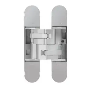 CEAM 1131S Fully Concealed 3D Hinge Silver c/w 8 10gx32mm screws (BEL-BAC1131SSI)