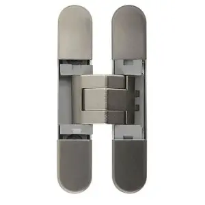 CEAM 929 Fully Concealed 3D Hinge Nickel c/w 4 6g screws (BEL-BAC929NI)