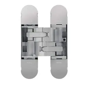 CEAM 1230 Wide Throw Fully Concealed 3D Hinge Silver c/w 4 10gx32mm screws (BEL-BAC1230SSI)