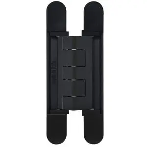 CEAM 1432 Wide Throw Fully Concealed 3D Hinge Black c/w 8 screws 10gx45mm (BEL-BAC1432WBL)
