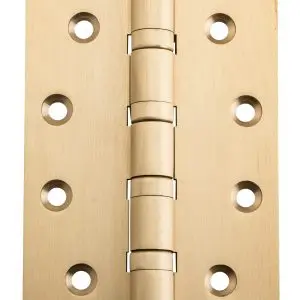 Hinge Ball Bearing Fixed Pin 100x75x3.0mm Satin Brass (TRA-2813)