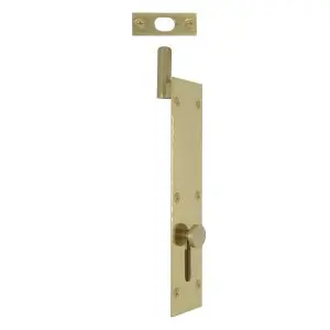 Windsor Reverse Barrel Bolt Necked In 150x31 Pol Brass