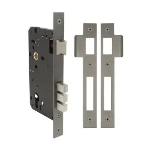 Euro 85 Mortice Lock 60mm Back Set Graphite Nickel
