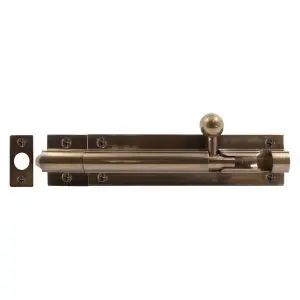 Windsor Straight Bolt 100x25 Antique Bronze