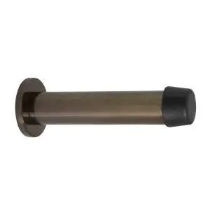 85mm Doorstop Concealed Skirting Fix Antique Bronze