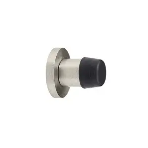 30mm Doorstop Skirting Concealed Fix Brushed Nickel