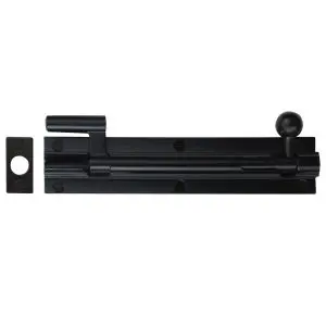 150mm Barrel Bolt Necked Black Powder Coated