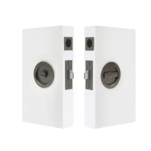 Cavity Suite Privacy Kit Round Graphite Nickel