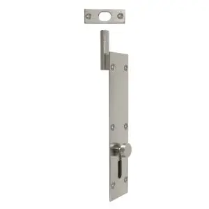 Windsor Reverse Barrel Bolt Necked In 150x31 Brushed Nickel