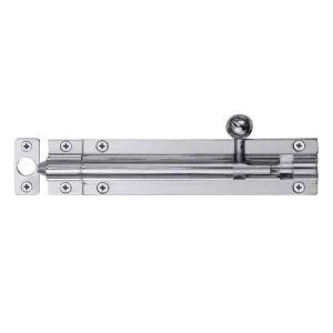 Windsor Straight Bolt 100x25 Chrome Plate