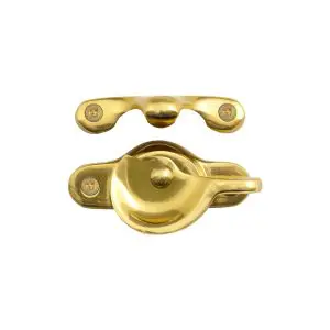DH Sash Fastener Unlacquered Brass