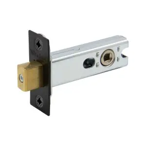 Heavy Duty Tubular Privacy Bolt Black