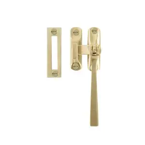 Windsor Casement Fastener (Square) Unlacquered Satin Brass